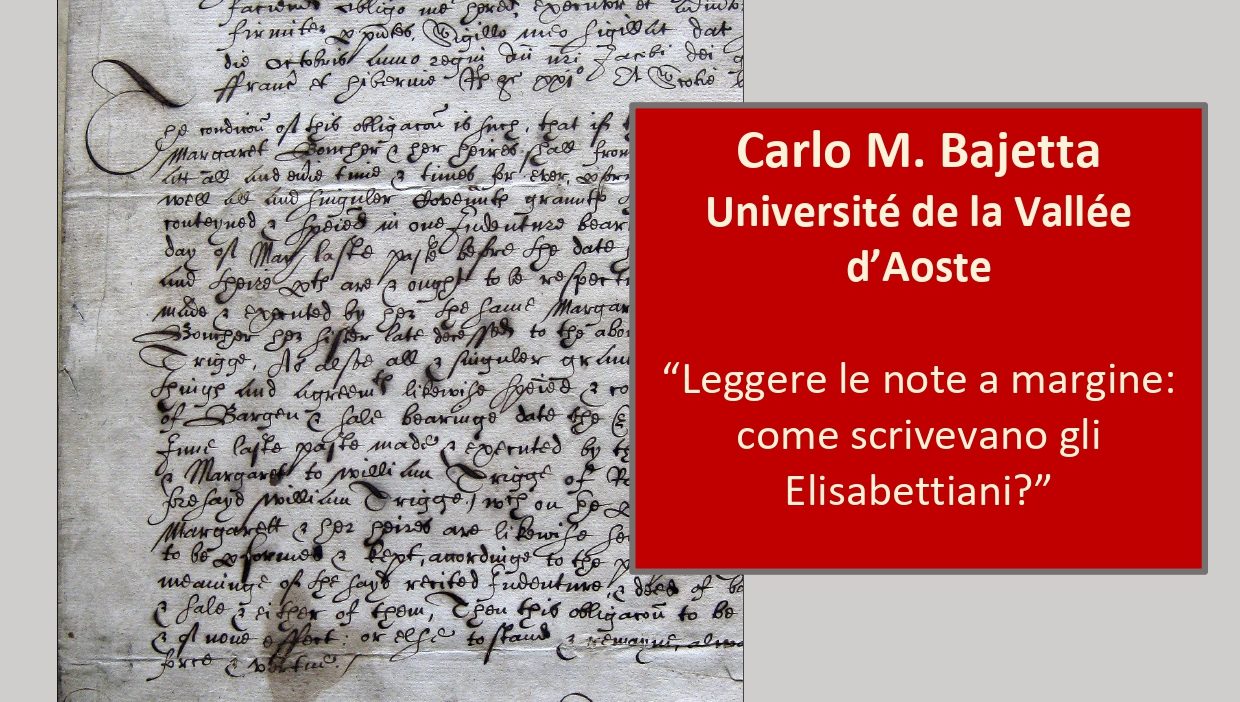 You are currently viewing Leggere le note a margine: come scrivevano gli Elisabettiani?  