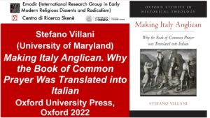 Scopri di più sull'articolo Making Italy Anglican. Why the Book of Common Prayer Was Translated into Italian