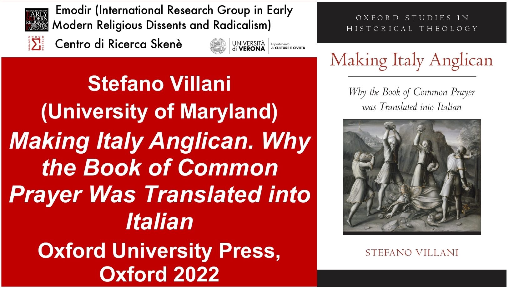 Al momento stai visualizzando Making Italy Anglican. Why the Book of Common Prayer Was Translated into Italian